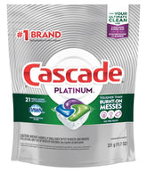 Cascade Platinum 80720 Dishwasher Detergent, 11.7 oz, Solid, Fresh, White